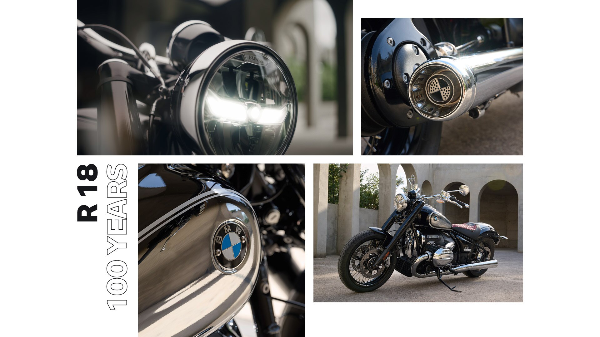 Le modèle en édition limitée BMW R 18 100 Years pour le 100e anniversaire de BMW Motorrad 