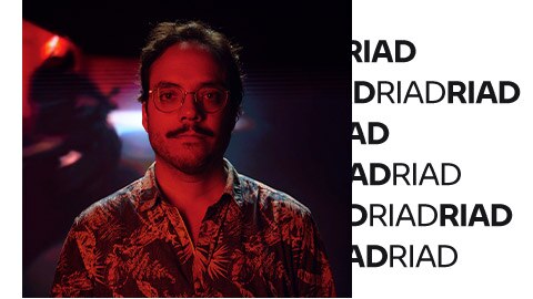 Riad Djemili pour le projet d’avenir BMW Motorrad « The Future Shack ».