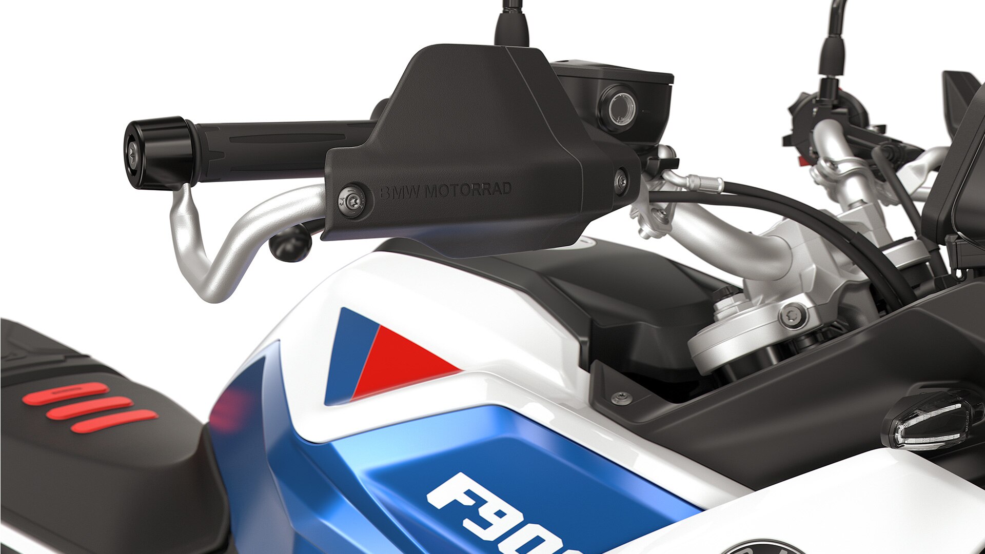 Protège-main Enduro avec potence métallique pour la F 900 GS en version GS Trophy