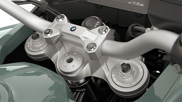 La fourche réglable de la F 900 GS de BMW Motorrad