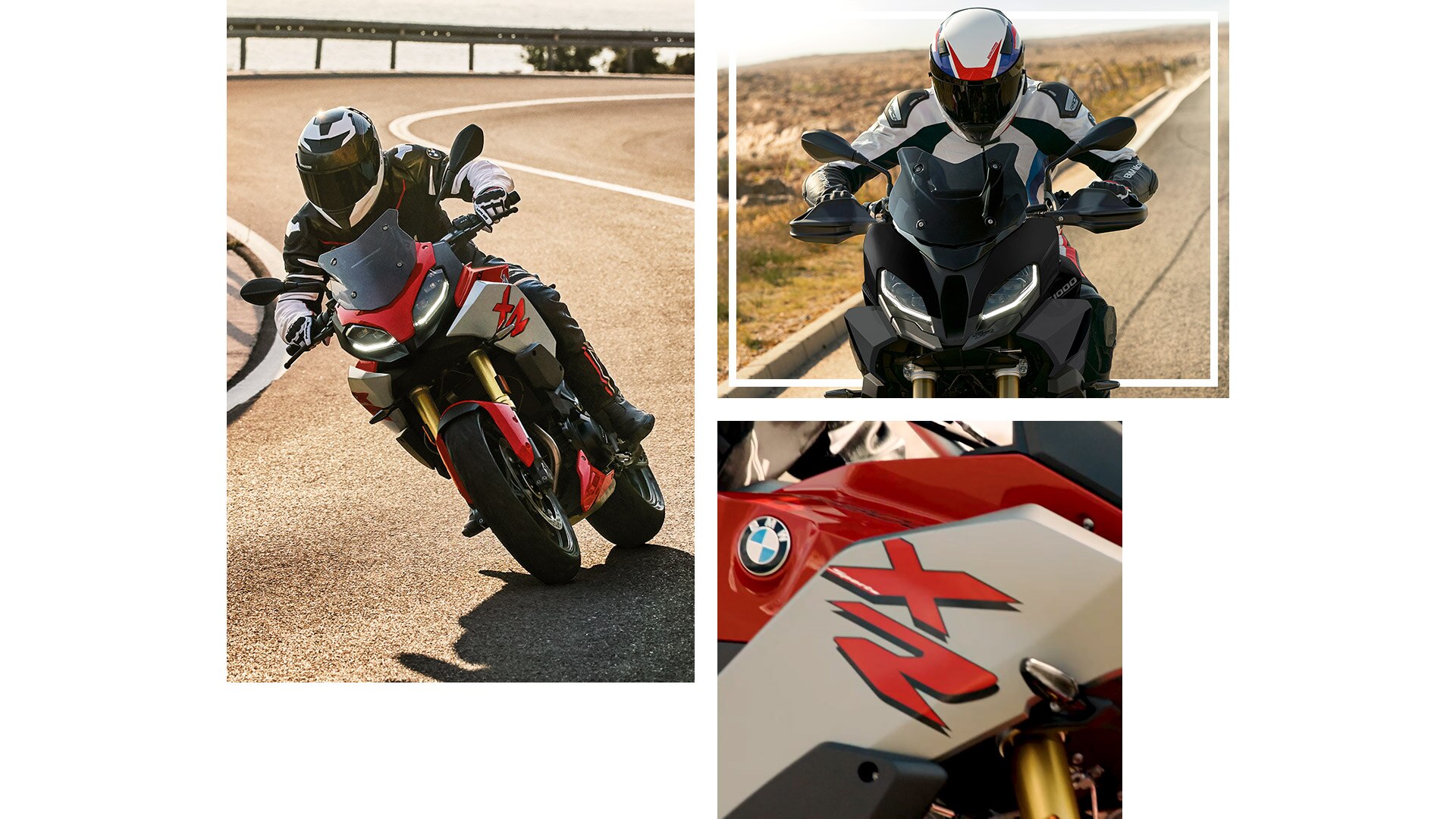 Collage des modèles BMW Motorrad XR.