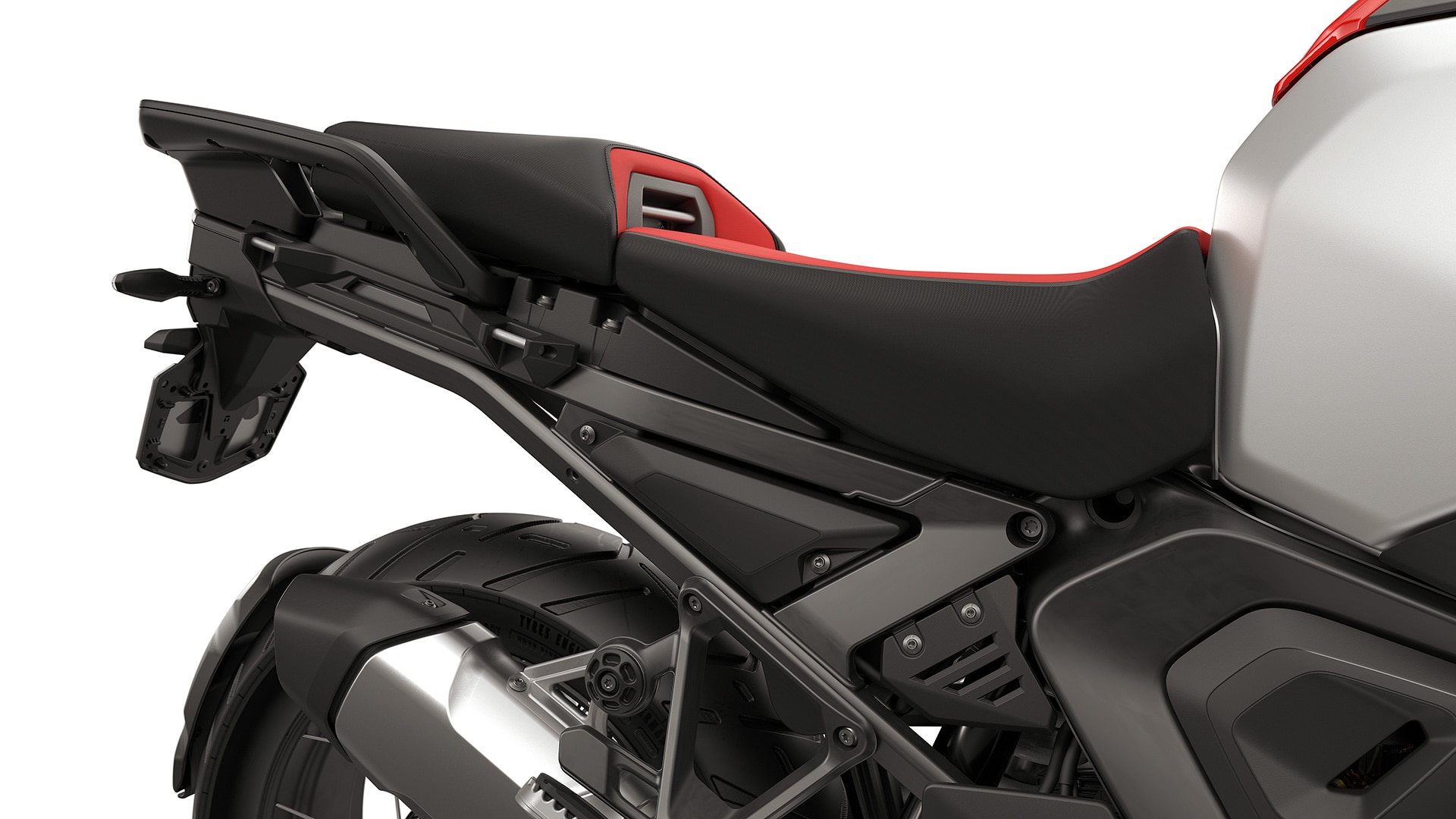 Cadre arrière avec grille en aluminium