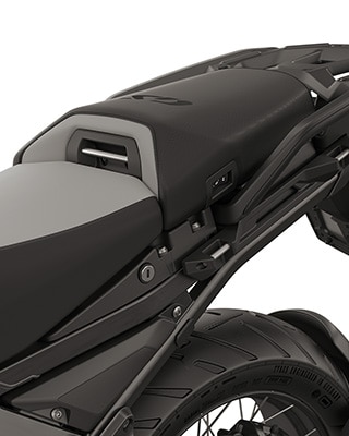 Selle pilote confort et selle passager confort avec chauffage de siège