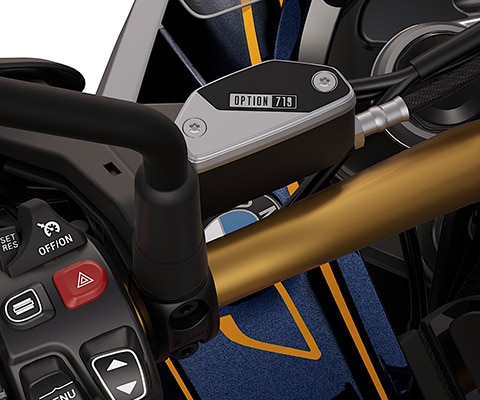 The Option 719 milled parts of the R 1300 GS Biscaya