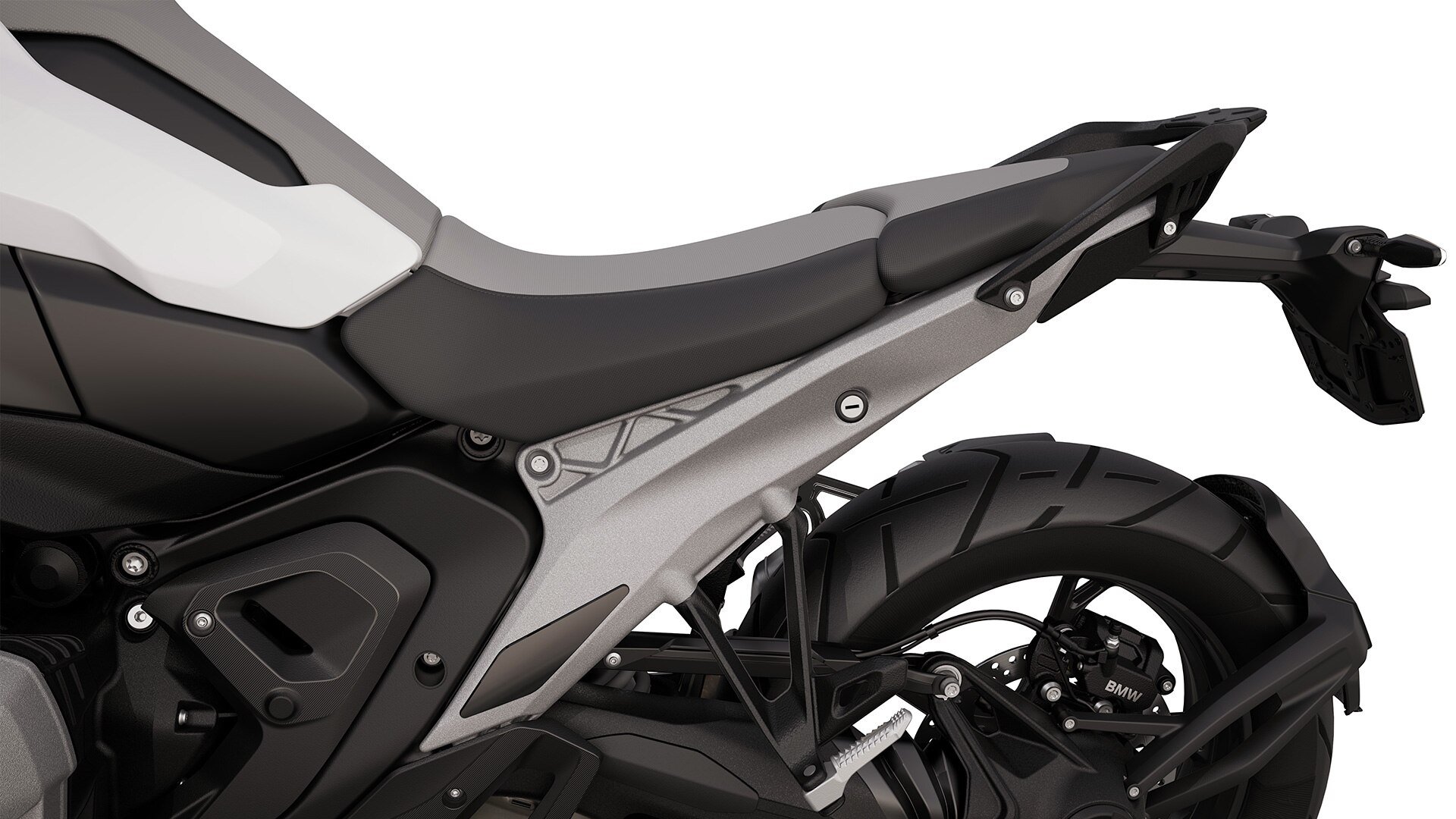 L'arrière avec selle passager et poignées de maintien de la R 1300 GS de BMW Motorrad