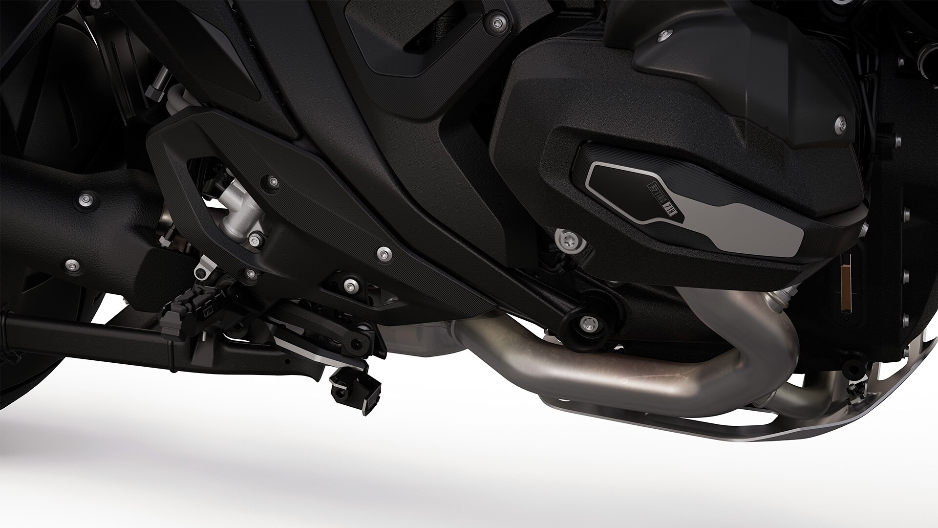 Les pièces fraisées Option 719 de la BMW R 1300 GS Tramuntana