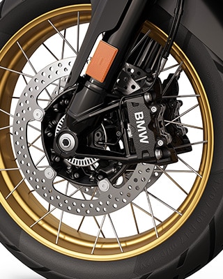 Roues à roue à rayons croisés de la R 1300 GS Triple Black