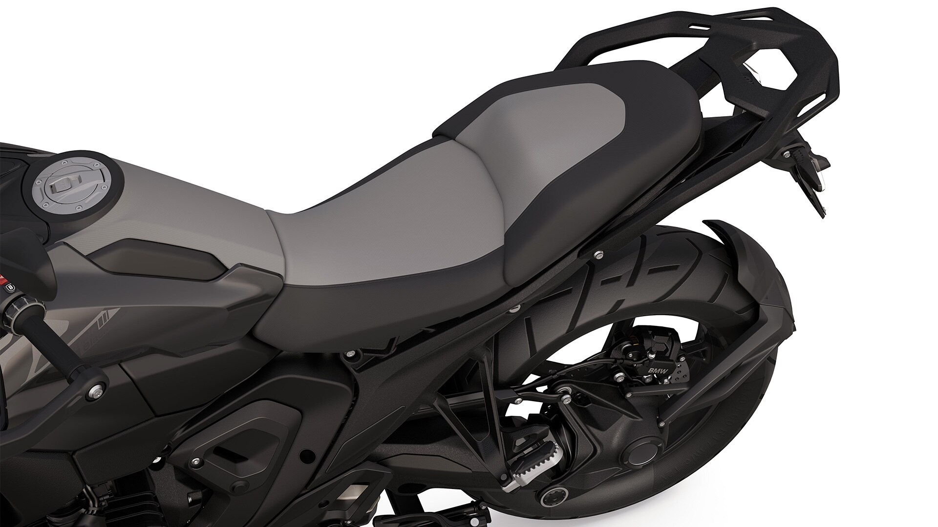 Les sièges confortables de la R 1300 GS Triple Black de BMW Motorrad