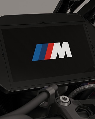 Écran TFT avec animation de démarrage M de la M 1000 XR de BMW Motorrad