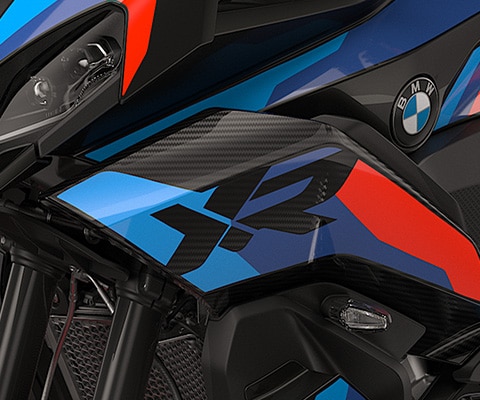 Les ailettes M de la M 1000 XR de BMW Motorrad
