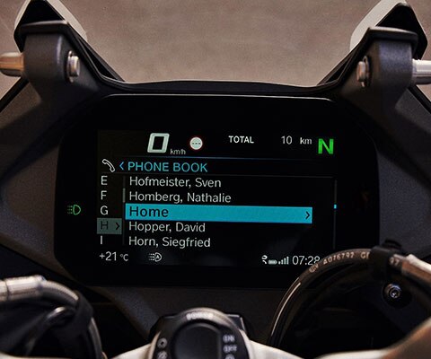 La R 1250 RS Cockpit avec écran TFT