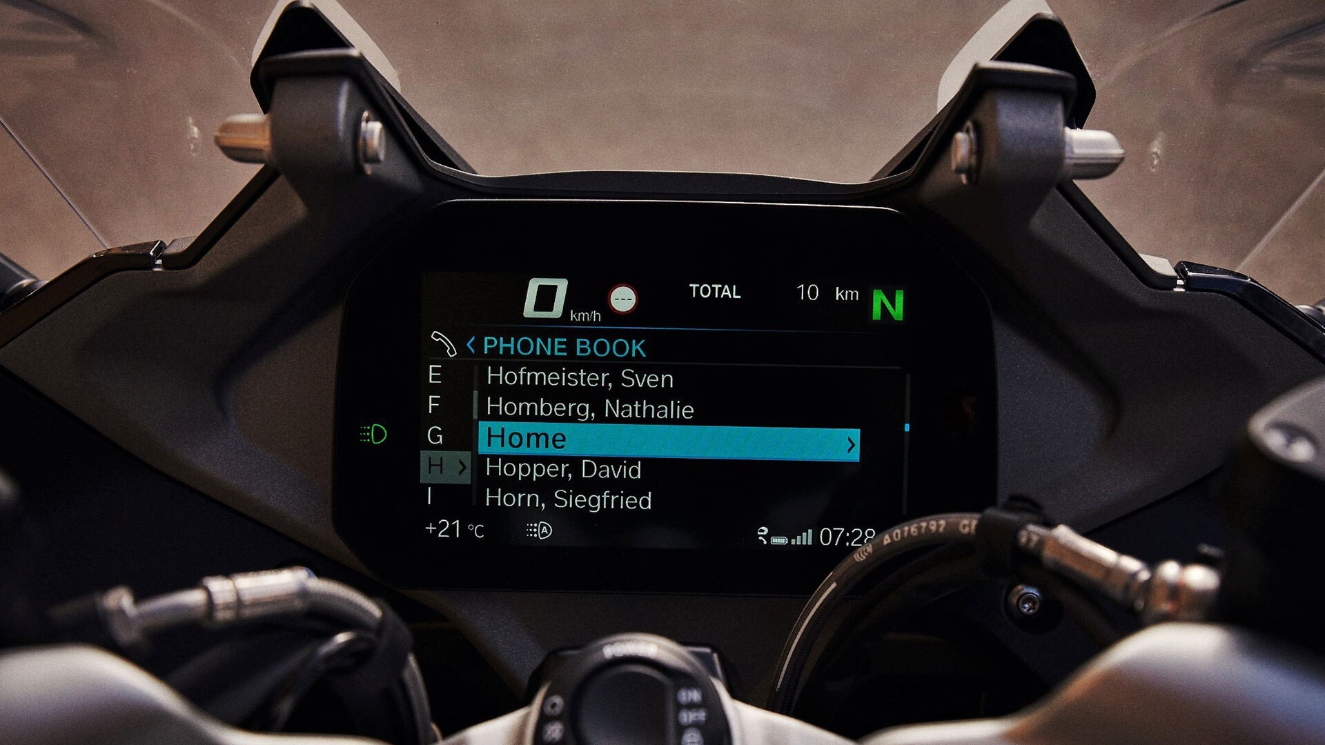 La R 1250 RS Cockpit avec écran TFT
