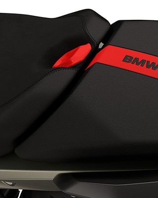 L’insert de selle peint de la R 1300 RS de BMW Motorrad