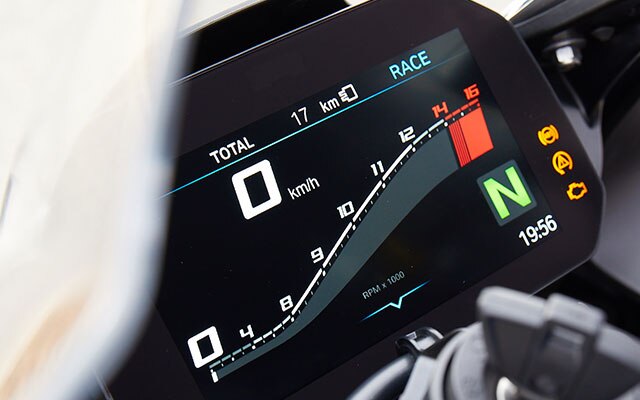 BMW RR, écran TFT 6,5 pouces