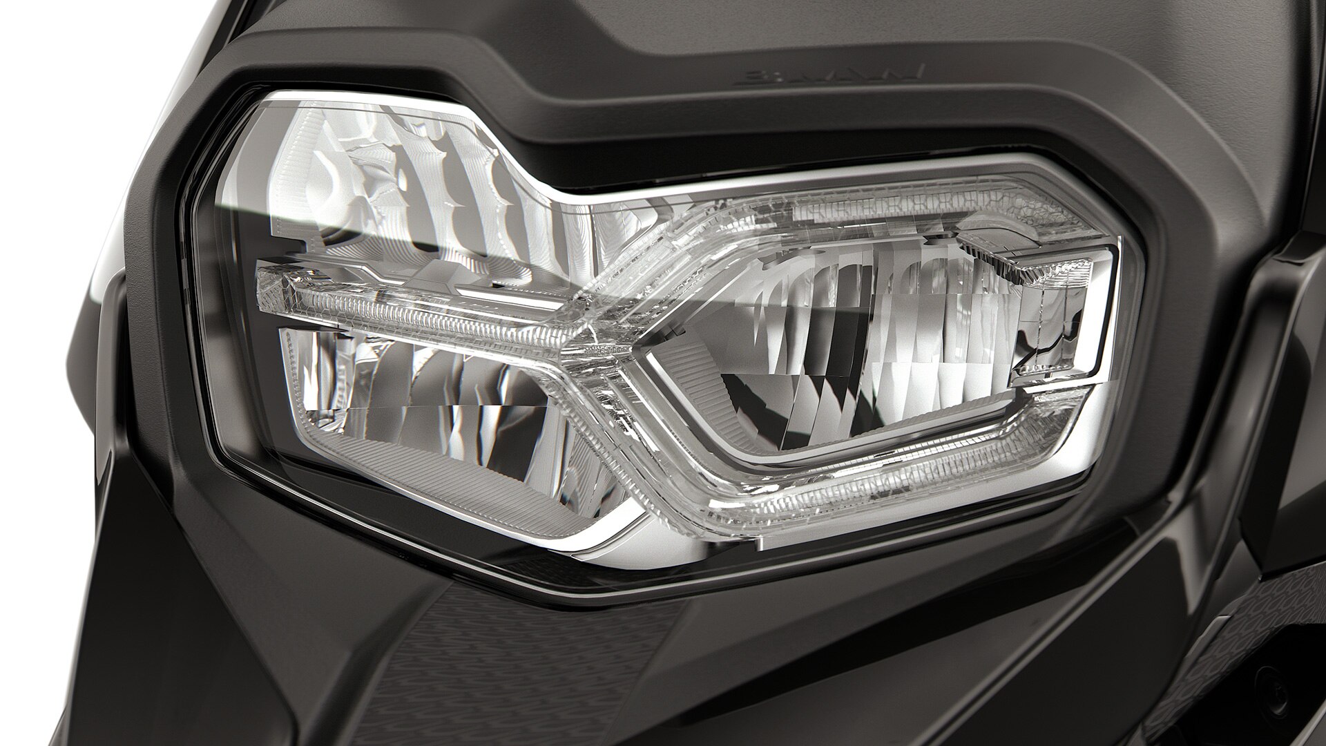 Le design de la face avant du C 400 X de BMW Motorrad