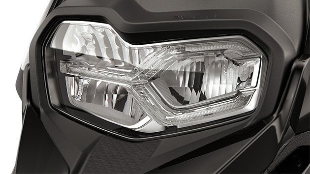 Le design de la face avant du C 400 X de BMW Motorrad
