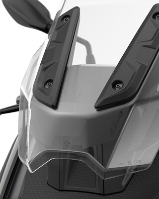 Nous voyons ici la bulle du C 400 X.