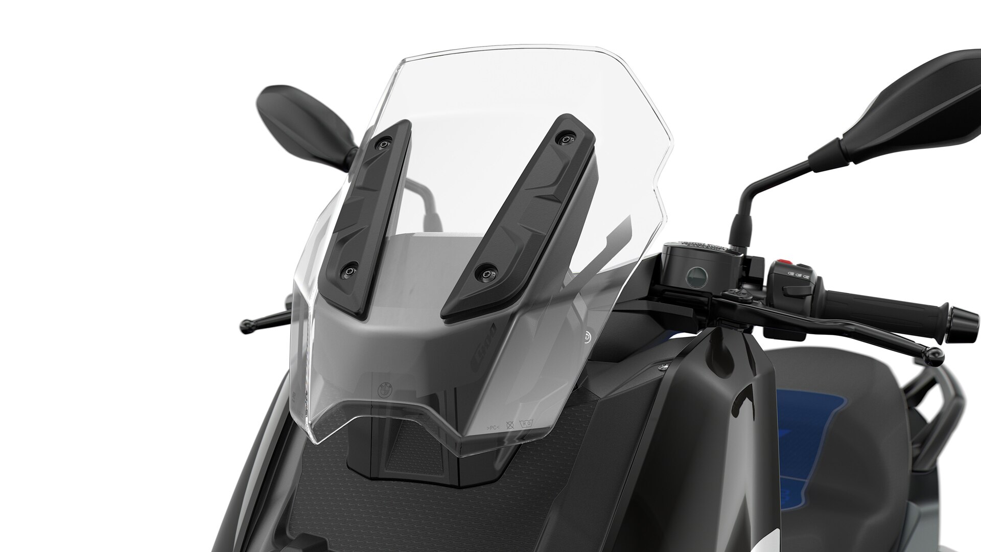 Nous voyons ici la bulle du C 400 X.